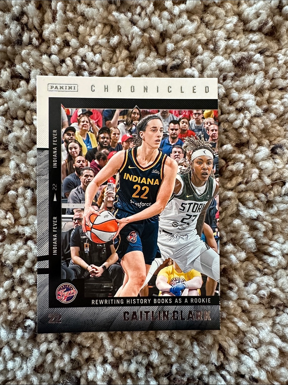 Panini Chroniced Caitlin Clark Basketball Card - #8